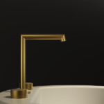 Jasupi Ring Series Solid Brass 3 hole Basin Faucet