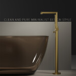 Jasupi Ring Series Floor Mounted Single Lever Bathtub Faucet Mixer