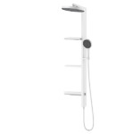 Jasupi Elegant Series 3 function thermostatic Shower Mixer set with three-level storage shelf