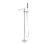 Floor Mounted Single Lever Waterfall Bathtub Faucet and Shower Mixer